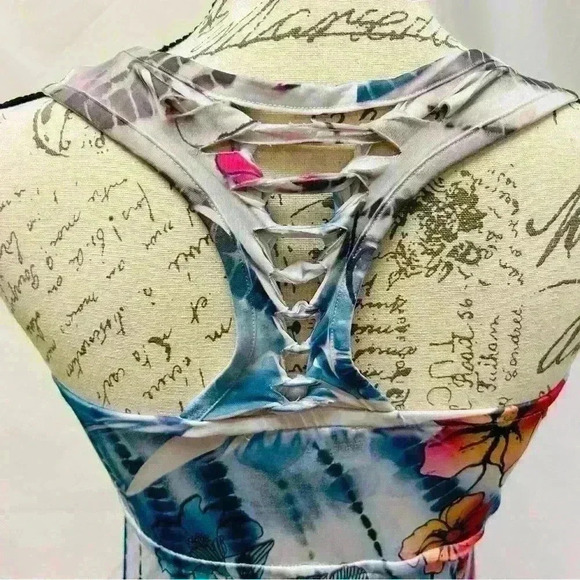 Spy Zone Floral Sleeveless Midi Dress - Picture 9 of 14